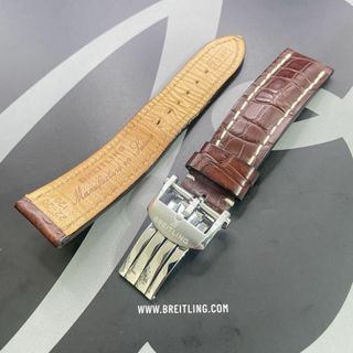 14【437X 22mm】BREITLING ブライトリング カーフレザーベルト