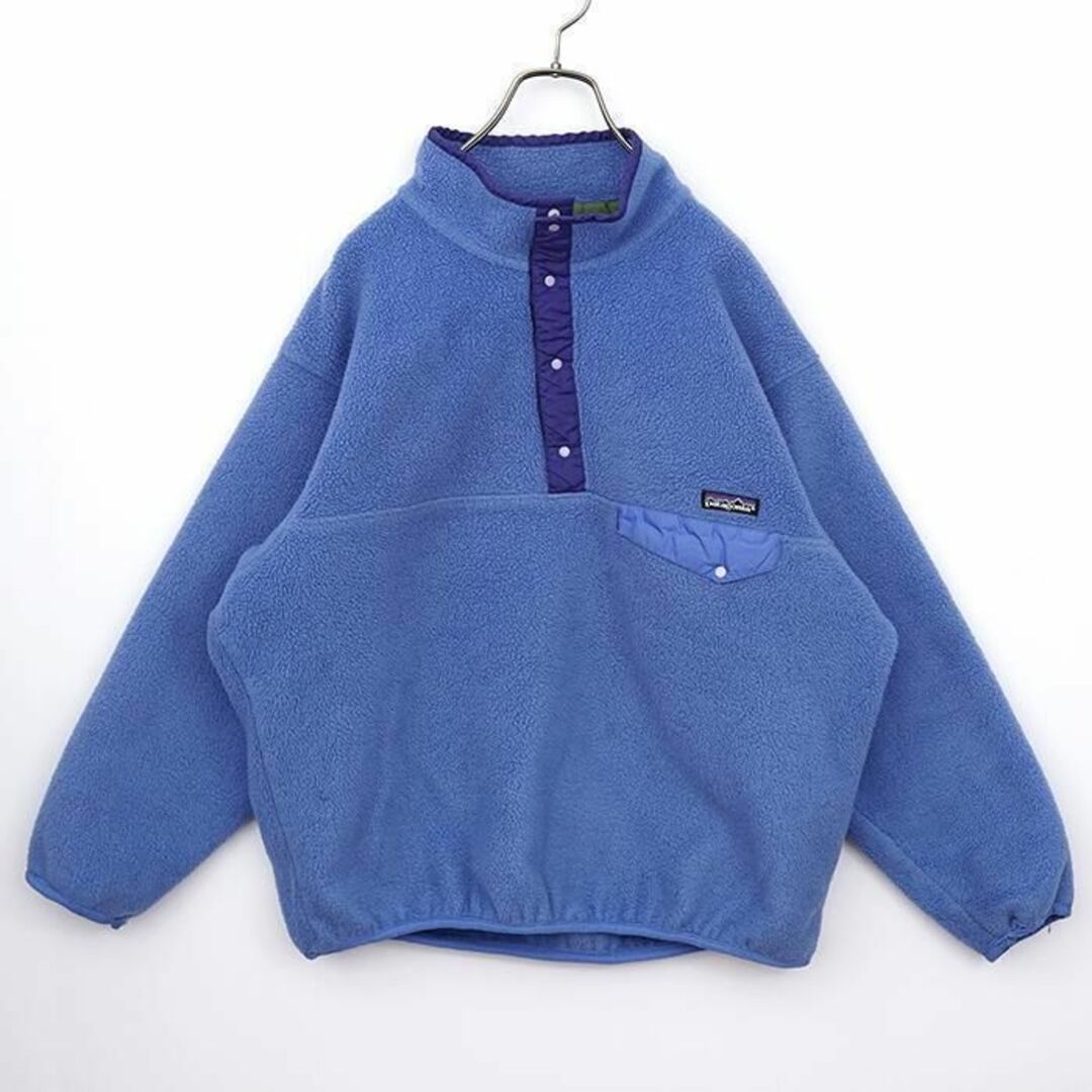 patagonia パタゴニア スナップT フリース L ブルー 青 トップス