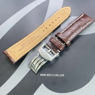 ブライトリング　 レザーベルト革ベルトBREITLING 純正品 22-20