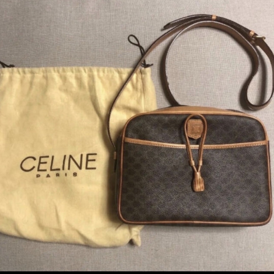 celine(セリーヌ)のお値下げ❕ビンテージ セリーヌ バッグ　マカダム　celine レディースのバッグ(ショルダーバッグ)の商品写真