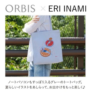 オルビス(ORBIS)の【未開封品】ORBIS×ERI INAMI　オリジナルトートバッグ　非売品(ノベルティグッズ)