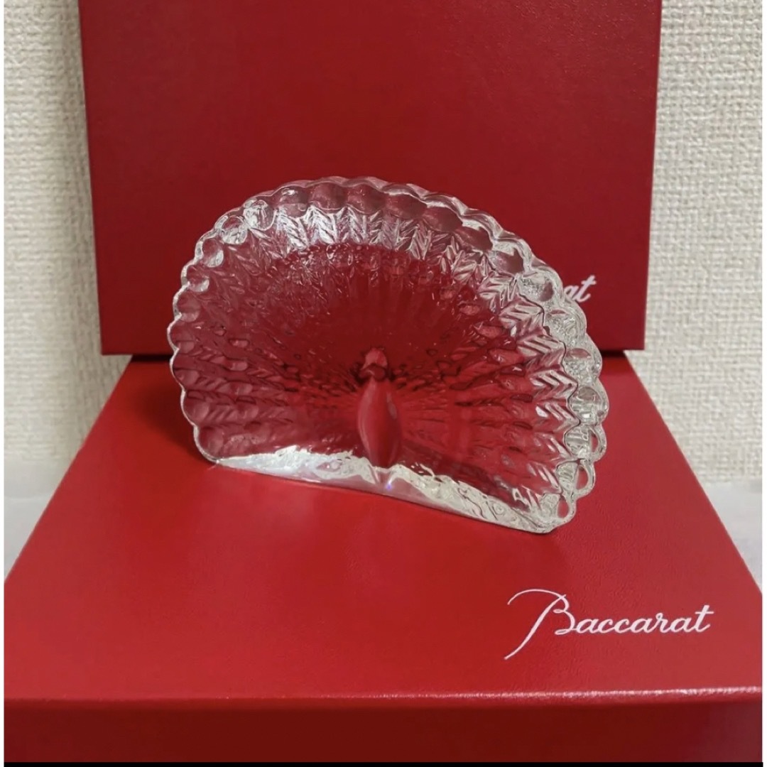 Baccarat  バカラ　クジャク