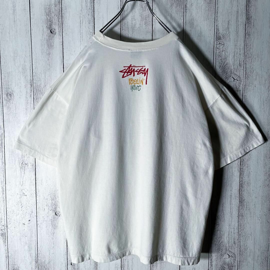 国内店舗正規品 ステューシー 両面プリント 刺繍 ラスタ アイリー T