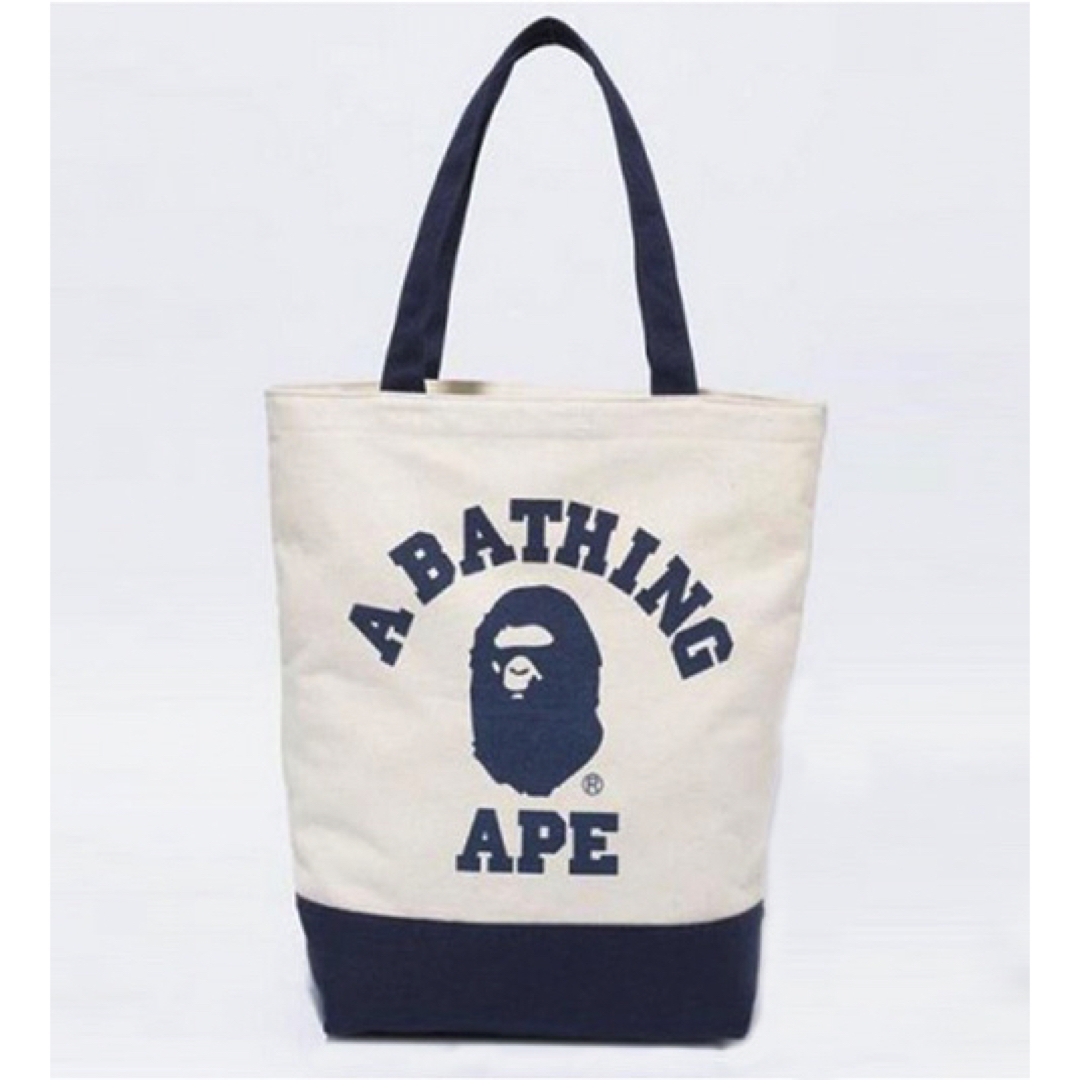 A BATHING APE(アベイシングエイプ)のBAPE◆A BATHING APE/ロゴトートバッグ◆ア ベイシング エイプ メンズのバッグ(トートバッグ)の商品写真