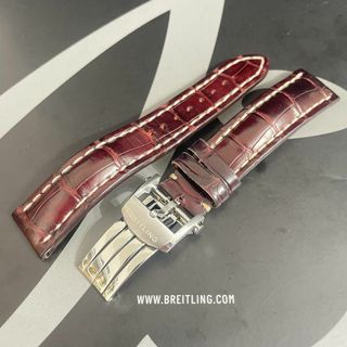 ★新品　BREITLING ブライトリング 純正 クロコダイルベルト　黒