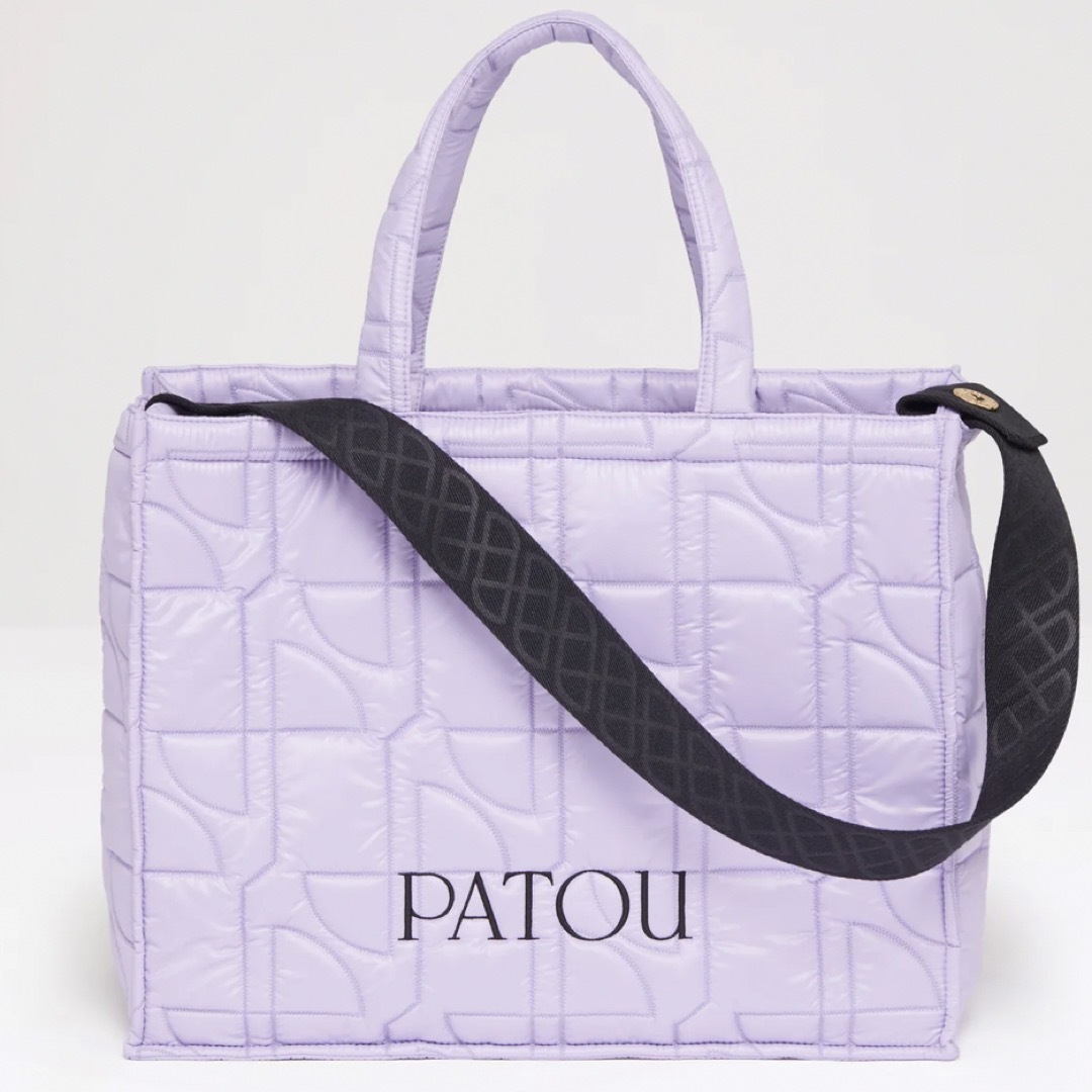 PATOU キルティングトートバッグ ラベンダー