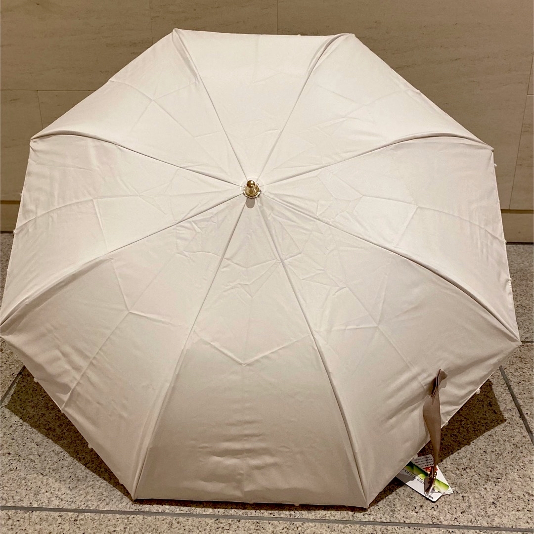 ビューランス 晴雨兼用 折り畳み傘 パラソル ライトベージュ バロックパール ビューランス 晴雨兼用 折り畳み傘 パラソル ライトベージュ バロックパール