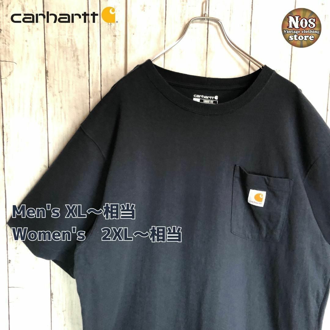 【海外】カーハートCarhartt 半袖Tシャツ 胸ポケット Cロゴ