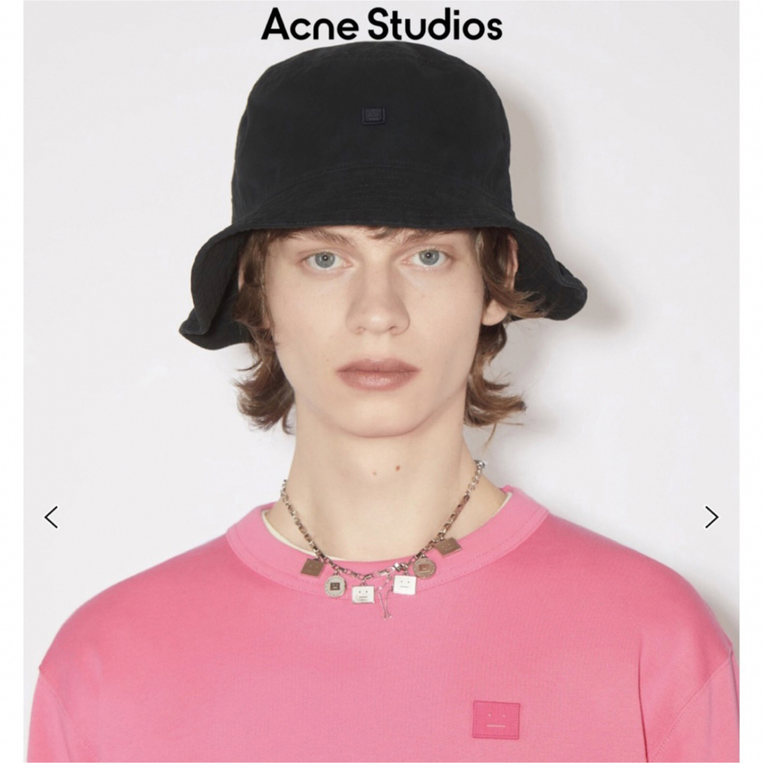 Acne Studios(アクネストゥディオズ)のAcne Studios アクネ ストゥディオズ フェイスパッチ バケットハット メンズの帽子(ハット)の商品写真