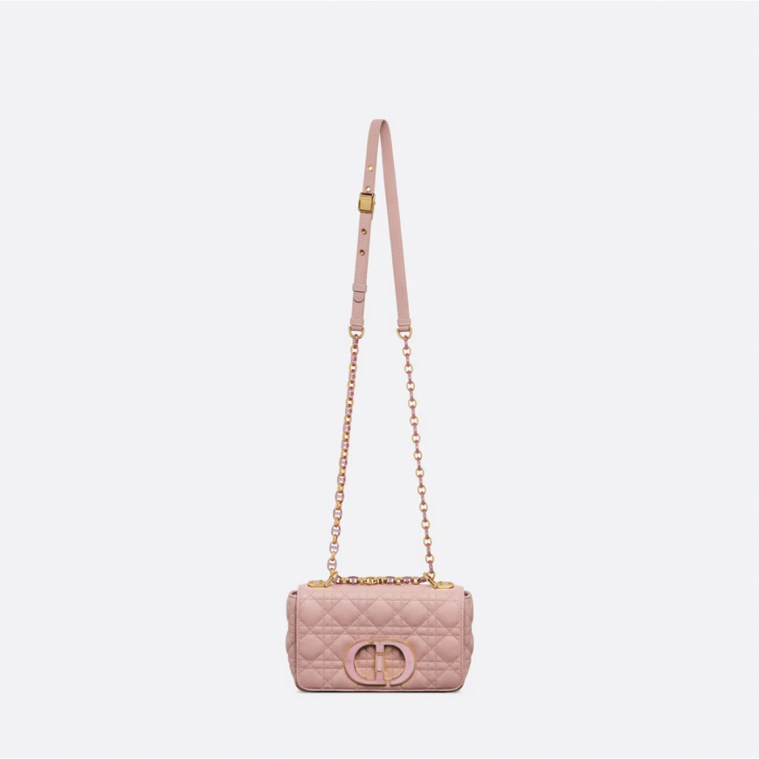 Christian Dior(クリスチャンディオール)の新作 新品 DIOR CARO スモールバッグ アンティークピンク ピンク レディースのバッグ(ショルダーバッグ)の商品写真