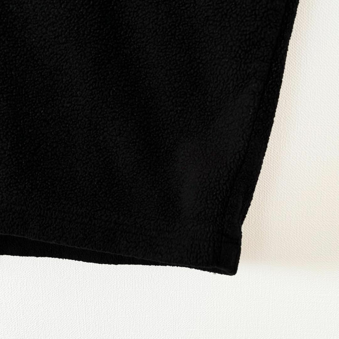 ハーレーダビッドソン 刺繍ロゴフリース XL ブラック 黒 ビッグロゴ刺繍