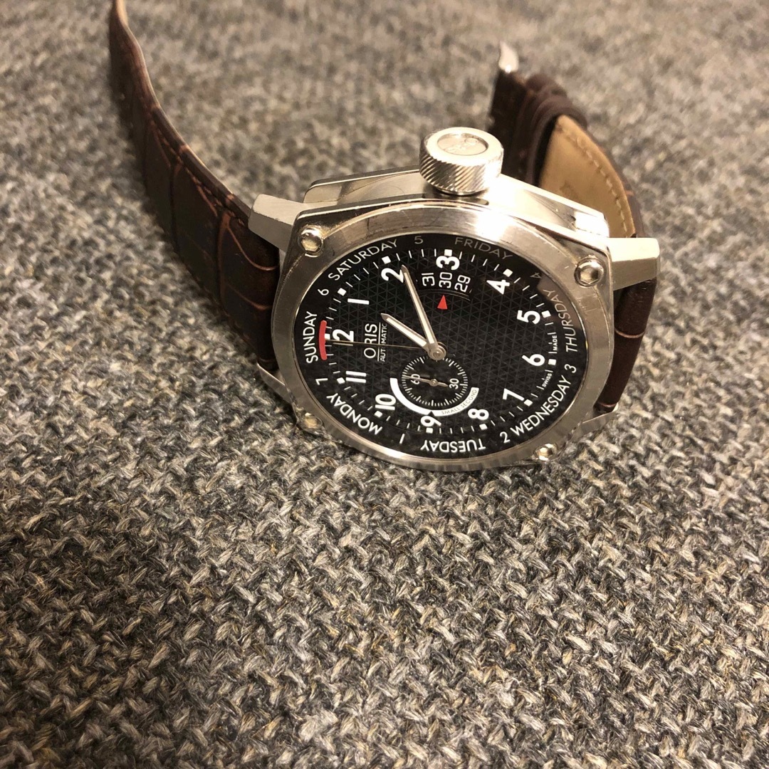 oris 腕時計　スモールセコンド ポインターデイ