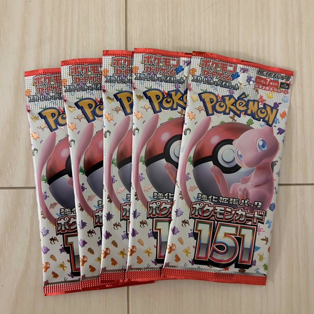 ポケモンカード　151 バラ5p 新品未開封 エンタメ/ホビーのトレーディングカード(Box/デッキ/パック)の商品写真