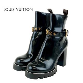 ルイヴィトン(LOUIS VUITTON)のルイヴィト アンクルブーツ　エナメル(ブーツ)