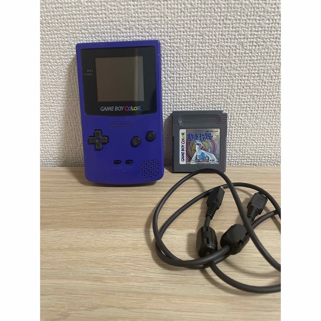 ゲームボーイカラー本体＋ポケットモンスター銀＋交換用ケーブル