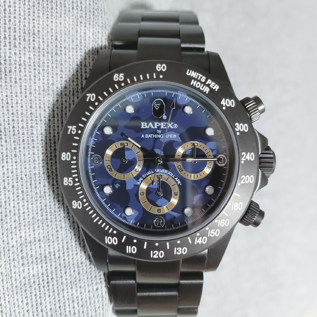 BAPEX エイプ 時計 ベイペックス  A BATHING APE デイトナ型