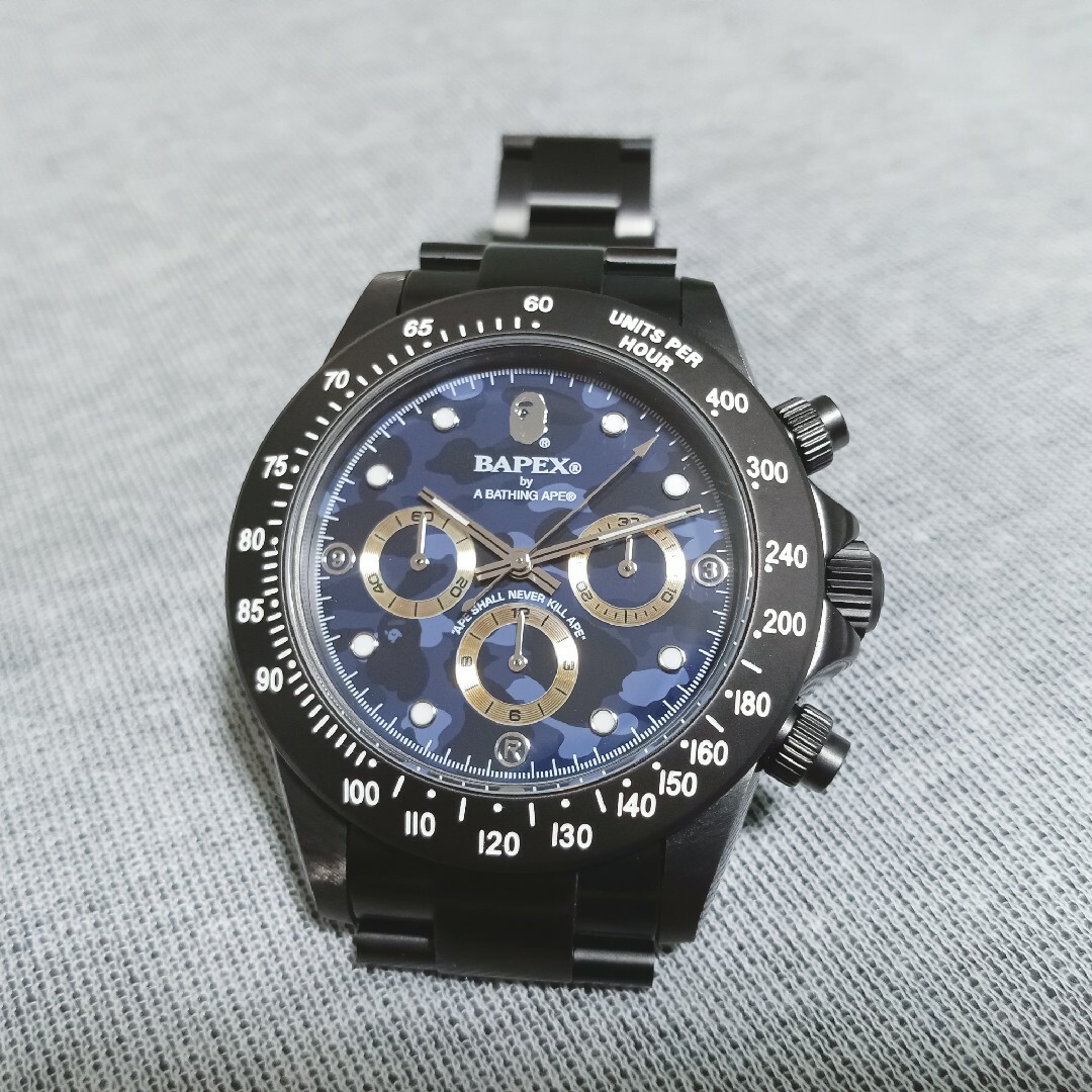 BAPEX エイプ 時計 ベイペックス A BATHING APE デイトナ型