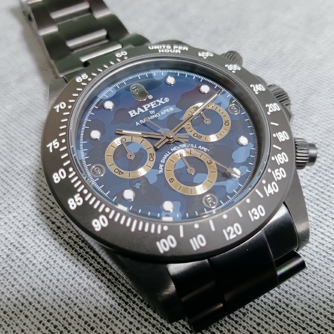 BAPEX エイプ 時計 ベイペックス A BATHING APE デイトナ型