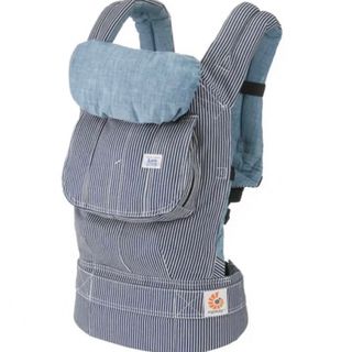 エルゴベビー(Ergobaby)のエルゴベビー  Lee ヒッコリーストライプデニム ergobaby 抱っこ紐(抱っこひも/おんぶひも)