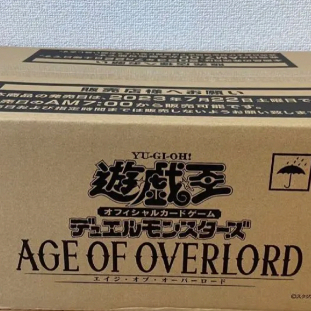 遊戯王 AGE OF OVERLORD エイジオブオーバーロード カートン