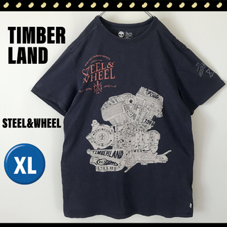 ティンバーランド(Timberland)のTimberland★STEEL&WHEEL/エンジングラフィックTシャツ★XL(Tシャツ/カットソー(半袖/袖なし))