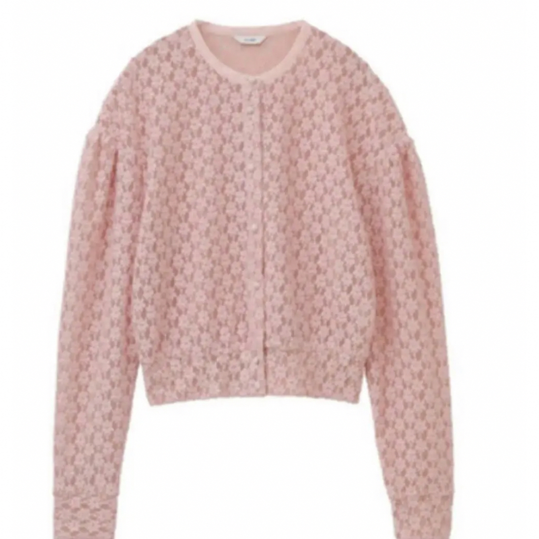 CLANE 3D FLOWER LACE CARDIGAN