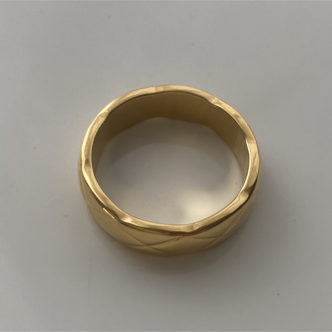 キルティングゴールドリング💍 レディースのアクセサリー(リング(指輪))の商品写真