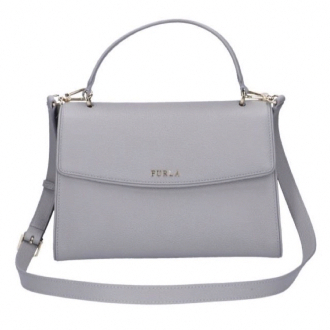 新品　フルラ　FURLA  2way ショルダーバッグ　ハンドバッグ　グレー