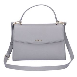 フルラ(Furla)の新品　フルラ　FURLA  2way ショルダーバッグ　ハンドバッグ　グレー(ショルダーバッグ)