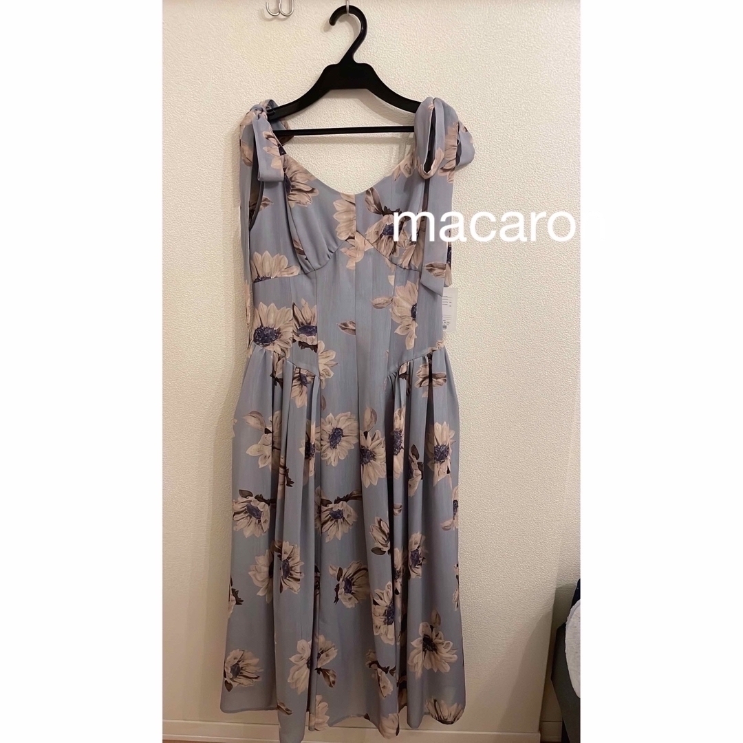 herlipto♡Sunflower-Printed Midi Dress 4