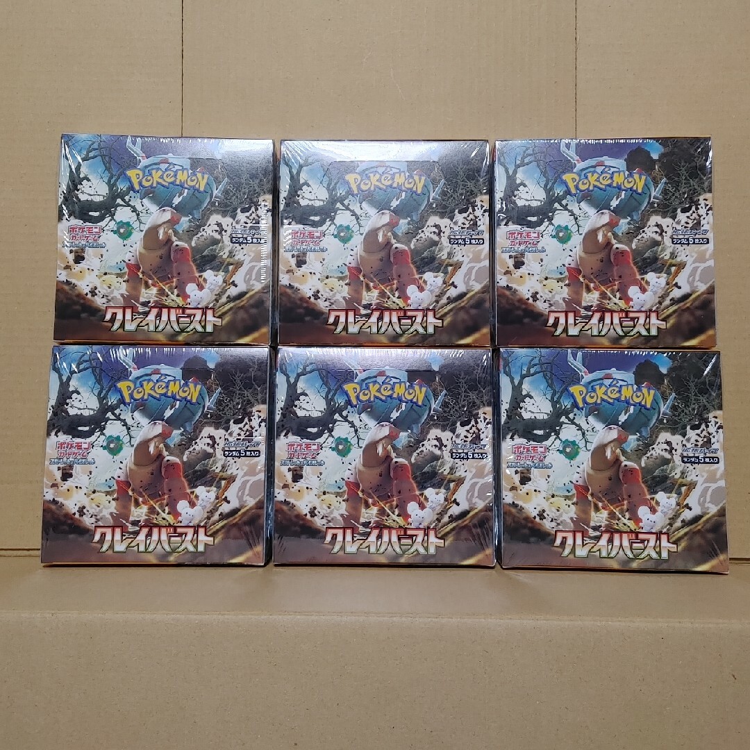 ポケモン - クレイバースト 6BOX シュリンク付きの通販 by Colon's