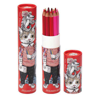 ホルベイン工業 - アーチスト色鉛筆 15色 ヒグチセレクション（赤）
