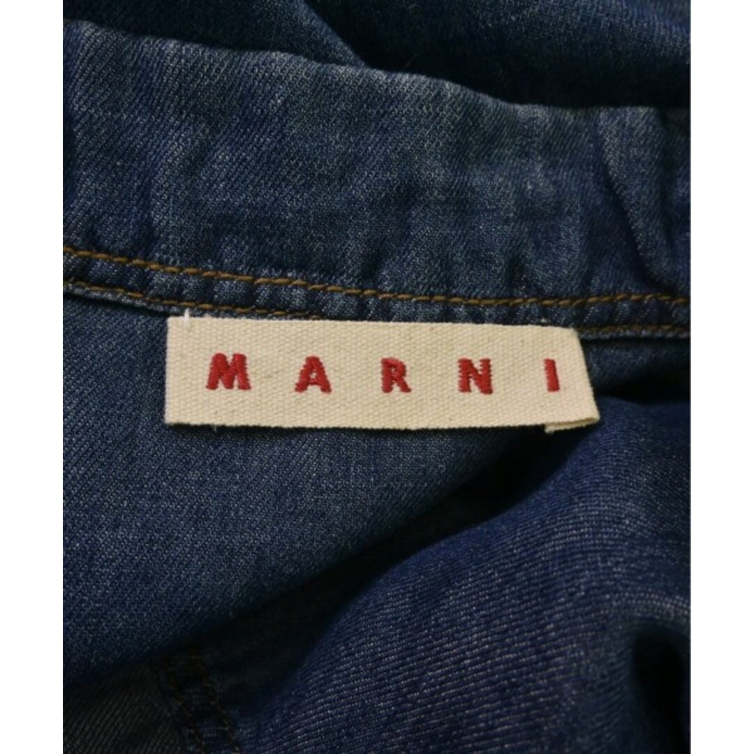 MARNI マルニ カジュアルシャツ 40(M位) インディゴ(デニム)