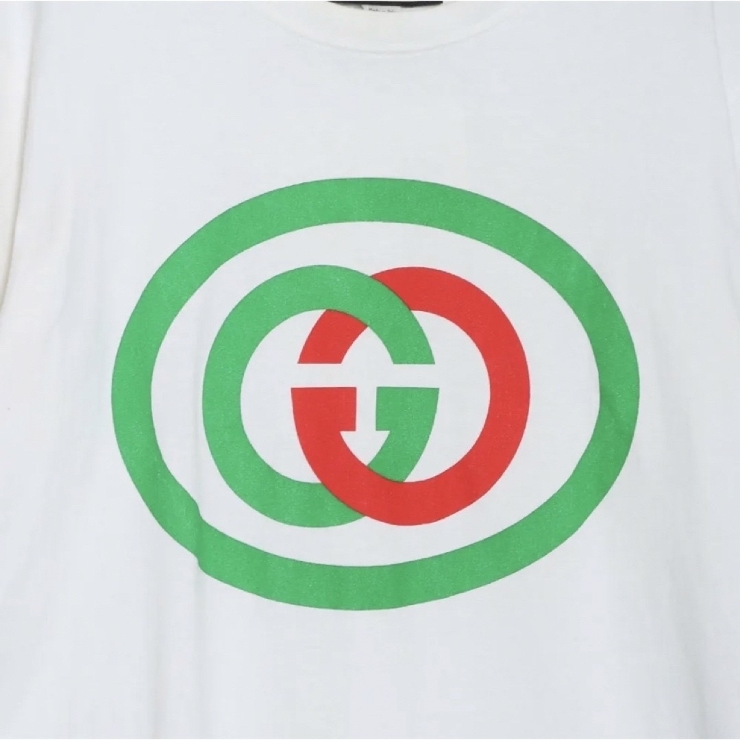 Gucci(グッチ)の【2枚セット特価！】GUCCI  インターロッキング ホワイト&ネイビーMサイズ メンズのトップス(Tシャツ/カットソー(半袖/袖なし))の商品写真