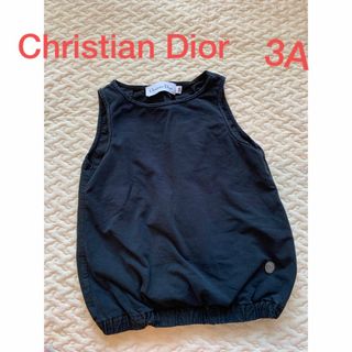 クリスチャンディオール(Christian Dior)の美品Dior♡ブラックトップス《3A》(Tシャツ/カットソー)