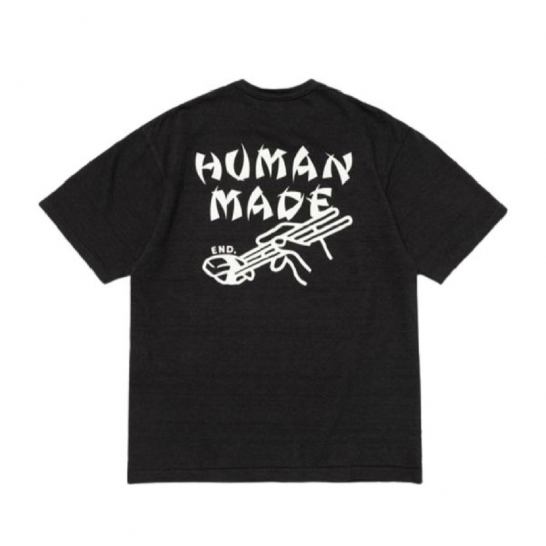 HUMAN MADE(ヒューマンメイド)のHUMAN MADE/END.コラボ sushi Tシャツ/黒/L メンズのトップス(Tシャツ/カットソー(半袖/袖なし))の商品写真