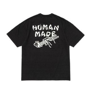 ヒューマンメイド(HUMAN MADE)のHUMAN MADE/END.コラボ sushi Tシャツ/黒/L(Tシャツ/カットソー(半袖/袖なし))