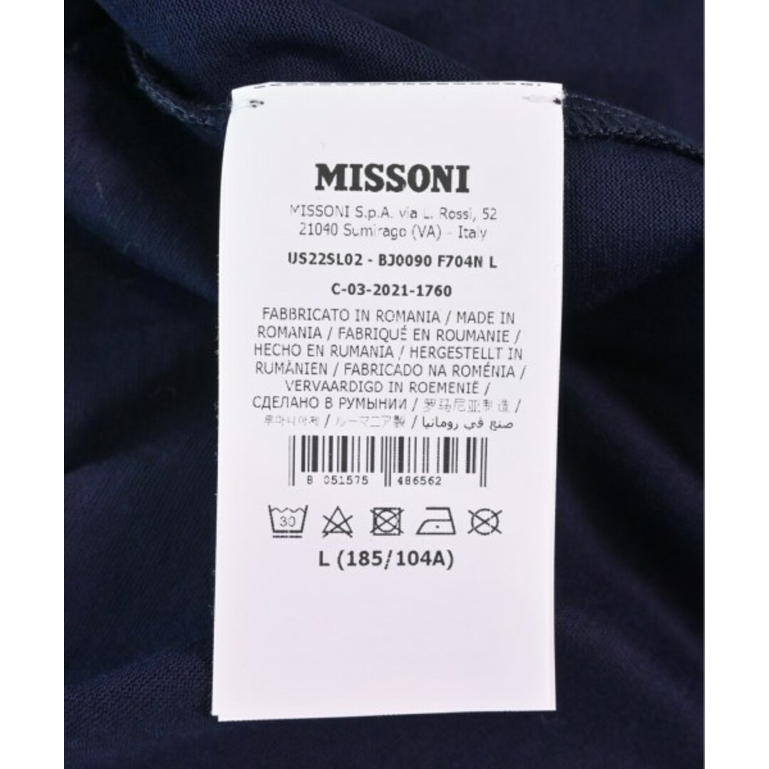 MISSONI ミッソーニ Tシャツ・カットソー L 紺