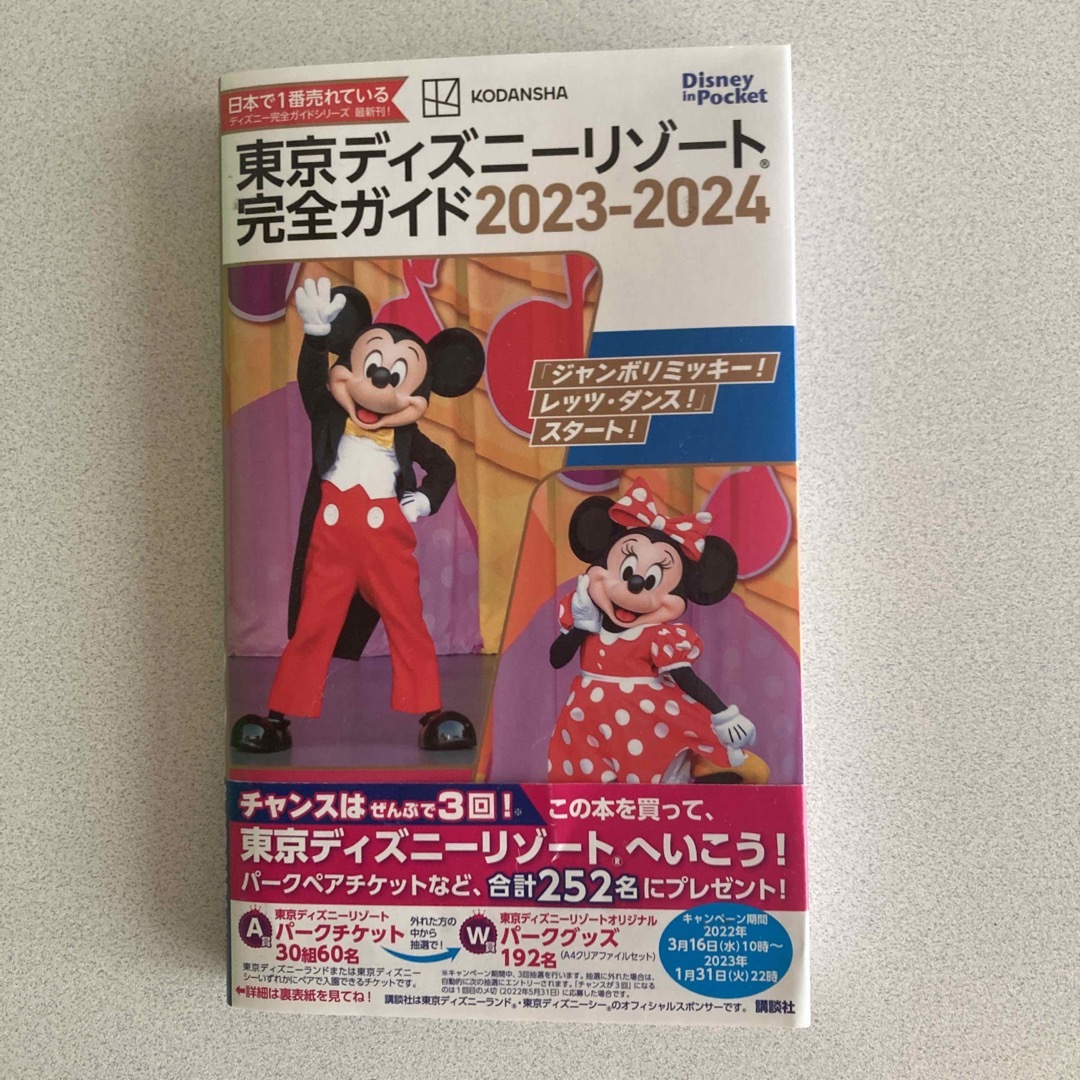 講談社(コウダンシャ)の東京ディズニーリゾート完全ガイド ２０２３－２０２４　中古 エンタメ/ホビーの本(地図/旅行ガイド)の商品写真