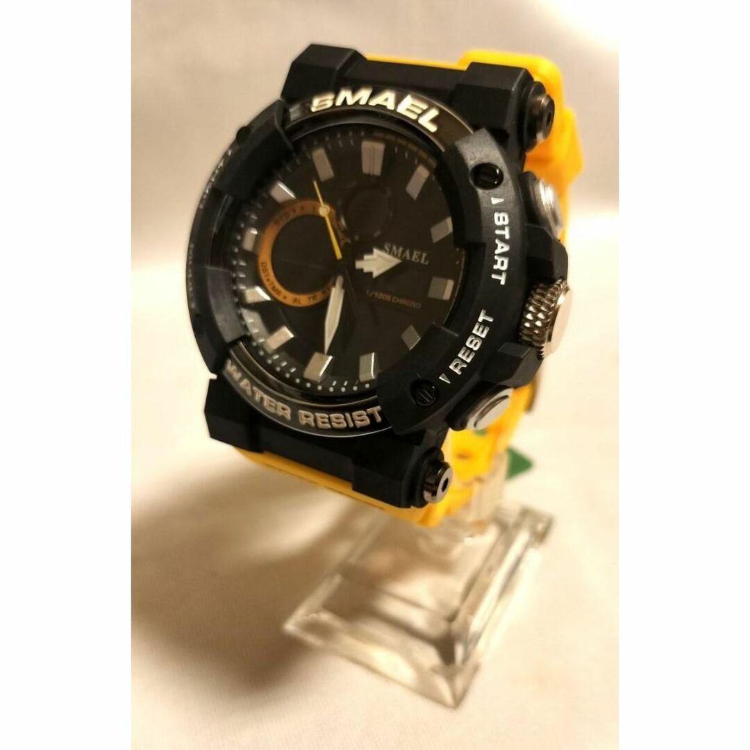 SMAEL 8048 スポーツウォッチ（イエロー） メンズの時計(腕時計(デジタル))の商品写真