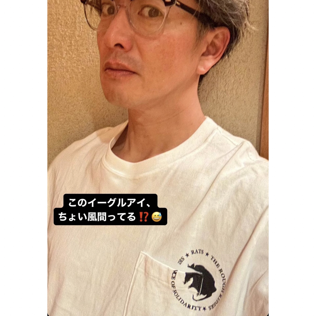 おすすめ TEE Lキムタク着 CHARCOAL RATS CIRCLE - POCKET - TEE