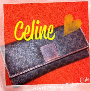 セリーヌ(CELINE)のセリーヌ✨マカダム柄長財布❤お得❤(財布)