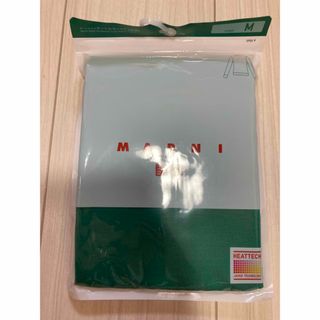 【新品未使用】MARNI UNIQLO ヒートテックタートル(長袖)M グリーン(その他)