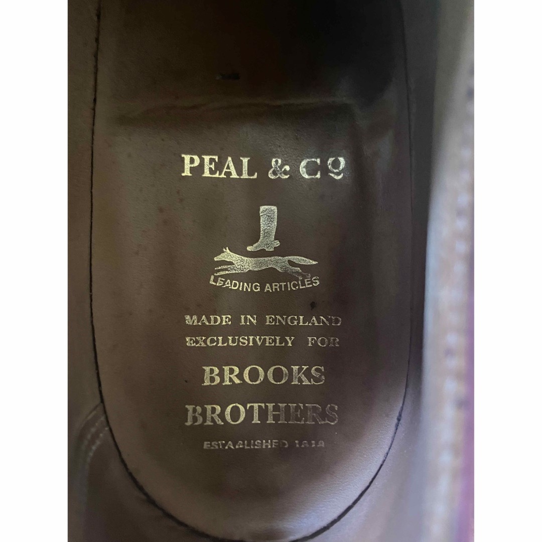 Peal&Co×Brooks Brothers  Straight-Tip