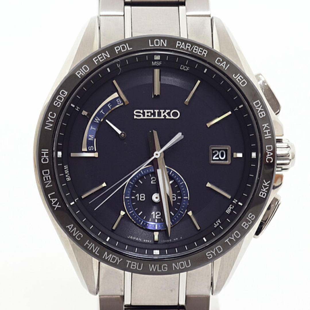 SEIKO - SEIKO セイコー メンズ腕時計 ブライツ SAGA235 黒文字