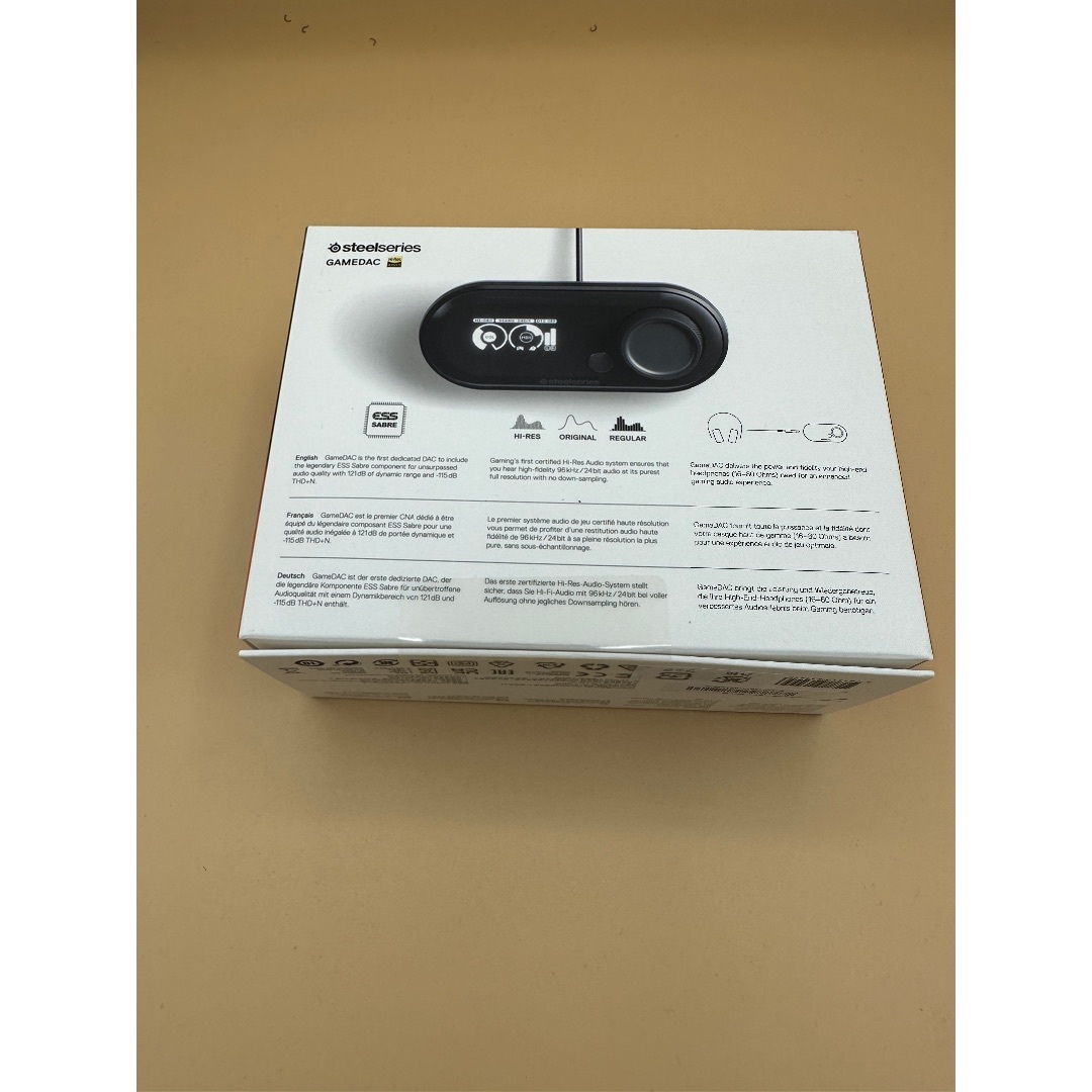 SteelSeries(スティールシリーズ)の【国内正規品】 GAME DAC　※値下げ交渉ご勘弁ください スマホ/家電/カメラのPC/タブレット(PC周辺機器)の商品写真