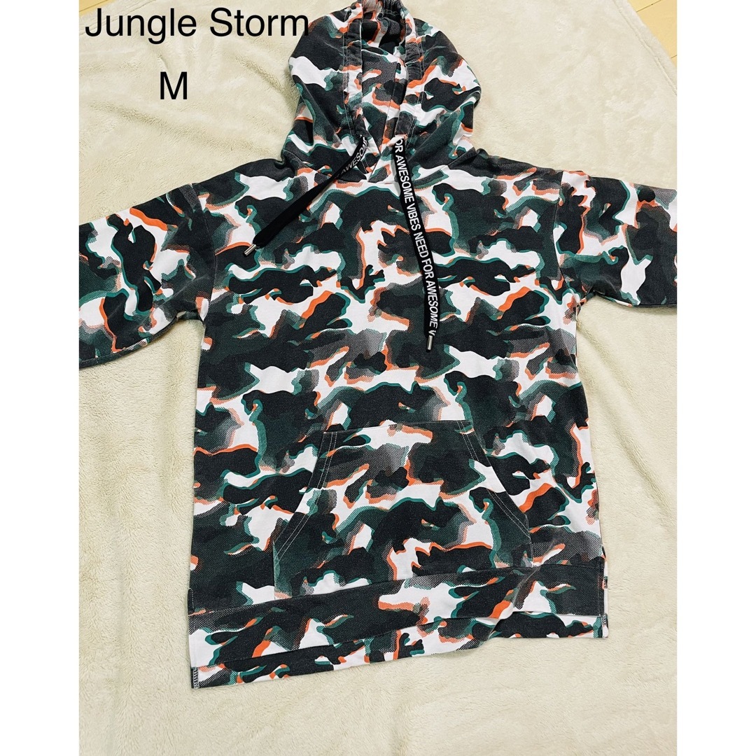 サイズ☆used☆JUNGLE STORMジャングルストーム☆ウールスタジャン☆M