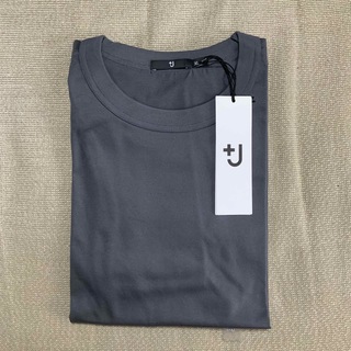 ユニクロ(UNIQLO)の貴重　ユニクロ　プラスJ  スーピマコットンオーバーサイズT XL 未使用新品(Tシャツ(半袖/袖なし))