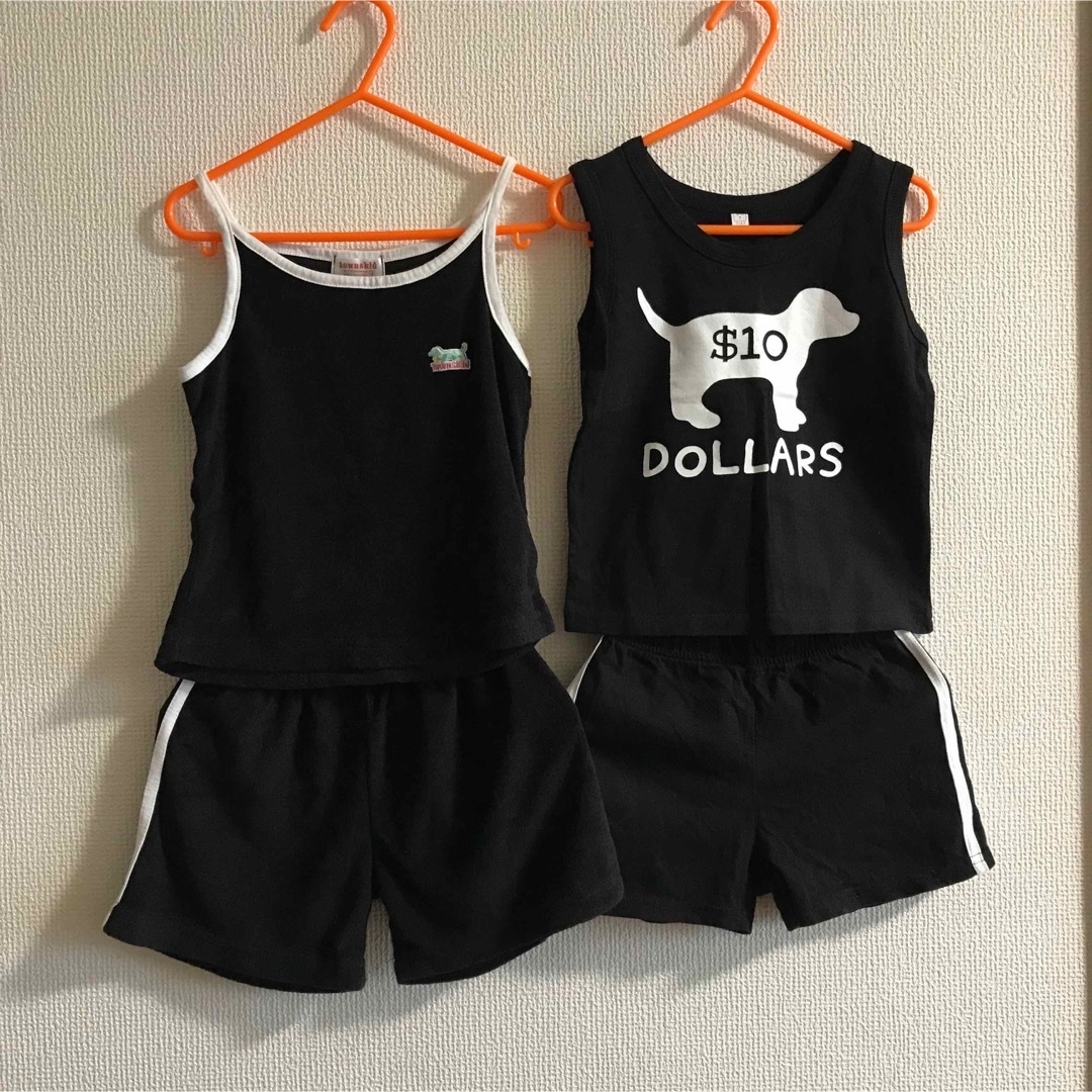 未使用品　キュートなセットアップ　2セット キッズ/ベビー/マタニティのキッズ服男の子用(90cm~)(Tシャツ/カットソー)の商品写真