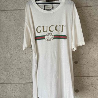 グッチ(Gucci)のGUCCIダメージ加工tシャツ(Tシャツ(半袖/袖なし))